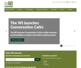 Thewi.org.uk(National Federation of Women's Institutes) Screenshot
