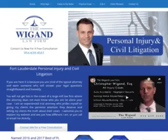 Thewigandlawfirm.com(Thewigandlawfirm) Screenshot