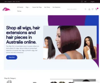 Thewigchic.com.au(The Wig Chic) Screenshot