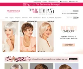 Thewigcompany.com(The Wig Company) Screenshot