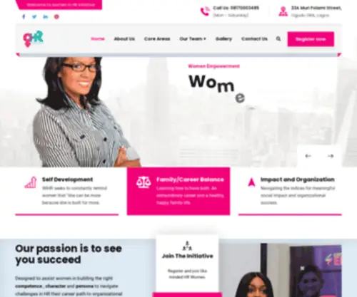 Thewihr.com(Women in HR Initiative) Screenshot