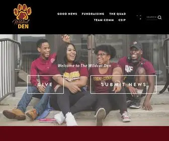 Thewildcatden.net(THE WILDCAT DEN) Screenshot