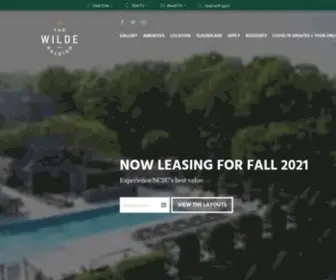 Thewilderaleigh.com(The Wilde) Screenshot