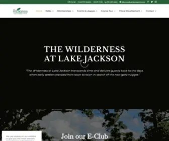 Thewildernessgc.com(The Wilderness at Lake Jackson) Screenshot