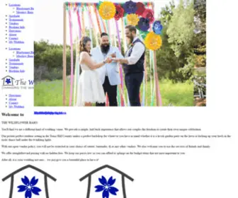 Thewildflowerbarn.com(Wedding Venue) Screenshot