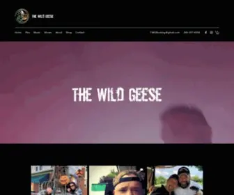 Thewildgeeseband.com(The Wild Geese) Screenshot