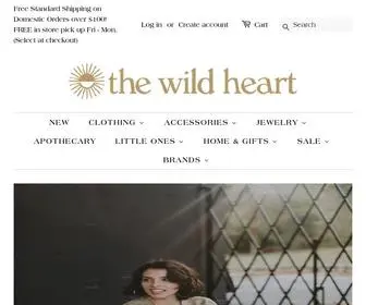 Thewildheartshop.com(The Wild Heart shop) Screenshot