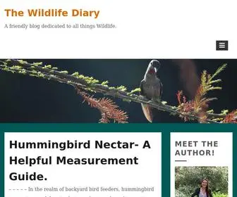 Thewildlifediary.com(The Wildlife Diary) Screenshot