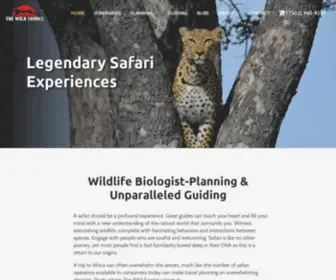 Thewildsource.com(Wildlife Focused Africa Safaris Planned by a Biologist) Screenshot