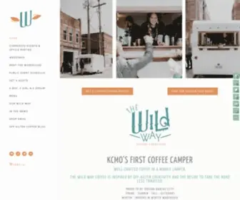 Thewildwaycoffee.com(Well crafted coffee in a mobile camper. The Wild Way coffee) Screenshot
