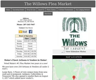 Thewillowsfleamarket.com(The Willows Flea Market) Screenshot