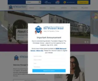 Thewinchesterschool.com(The Winchester School) Screenshot