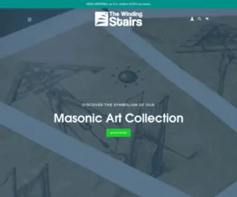 Thewindingstairs.com(The Winding Stairs Masonic Store) Screenshot
