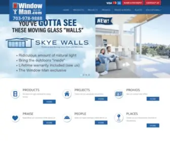 Thewindowman.com(The Window Man) Screenshot
