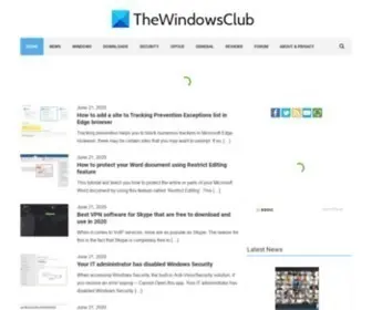 Thewindowsclub.com(Windows 11/10 Tips) Screenshot
