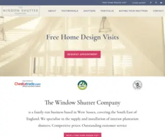 Thewindowshuttercompany.co.uk(Bespoke solutions by The Window Shutter Company) Screenshot