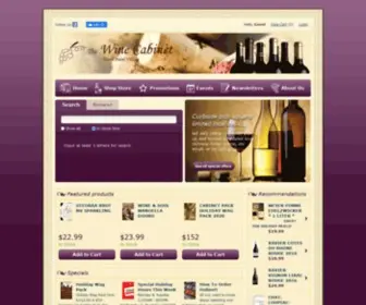 Thewinecabinet.com(The Wine Cabinet) Screenshot