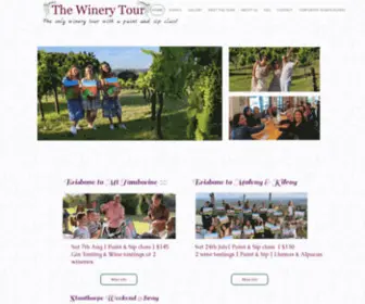 Thewinerytour.com(The Winery Tour) Screenshot