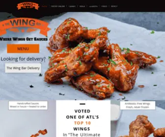 Thewingbaratl.com(The Wing Bar Atlanta) Screenshot