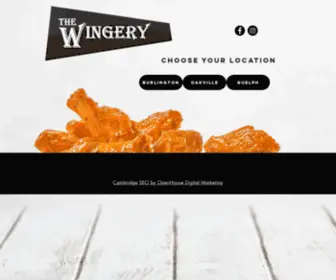 Thewingery.ca(The Wingery) Screenshot