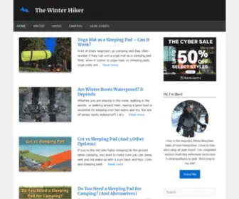 Thewinterhiker.com(Pack Your Tent) Screenshot