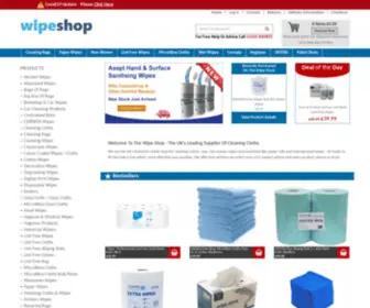 Thewipeshop.co.uk(Cleaning cloths) Screenshot