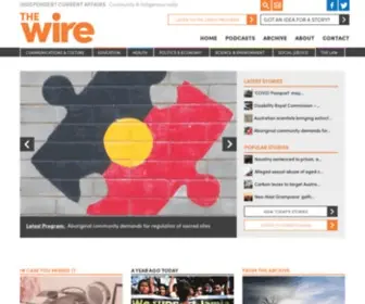 Thewire.org.au(The Wire) Screenshot