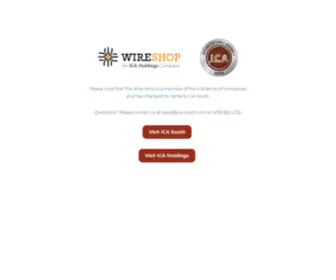 Thewireshopinc.com(Wire Shop) Screenshot