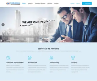 Thewisdomtech.com(Information Technologies & Services) Screenshot