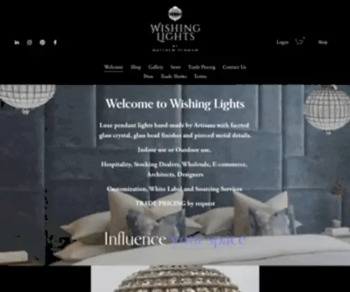 Thewishinglights.com(Wishing Lights) Screenshot