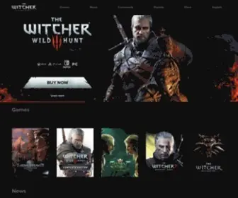 Thewitcher.com(Home of The Witcher games) Screenshot
