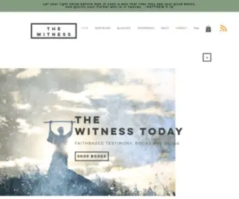 Thewitnesstoday.com(Faithbased Blogger) Screenshot