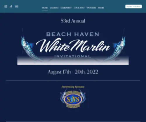 Thewmit.com(The White Marlin Invitational) Screenshot