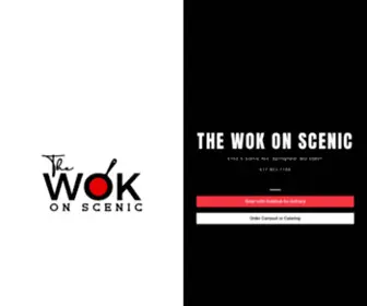 Thewokonscenic.com(The Wok on Scenic) Screenshot