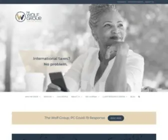 Thewolfgroup.com(International Tax Accountants) Screenshot
