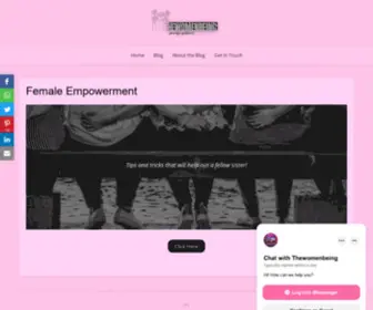 Thewomenbeing.com(thewomenbeing) Screenshot