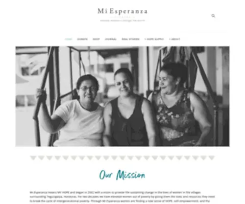 Thewomenofmyhope.org(Mi Esperanza) Screenshot