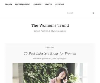 Thewomenstrend.com(The Women's Trend) Screenshot