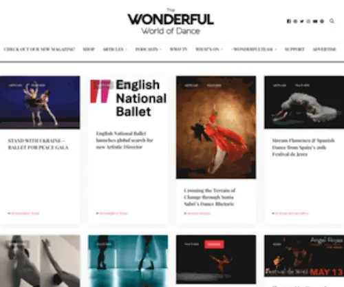 Thewonderfulworldofdance.com(Thewonderfulworldofdance) Screenshot