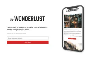 Thewonderlust.co(Subscribe to The Wonderlust) Screenshot
