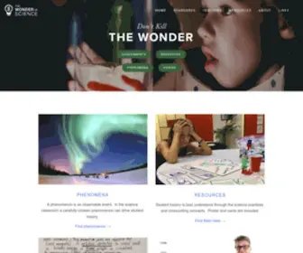 Thewonderofscience.com(The Wonder of Science) Screenshot