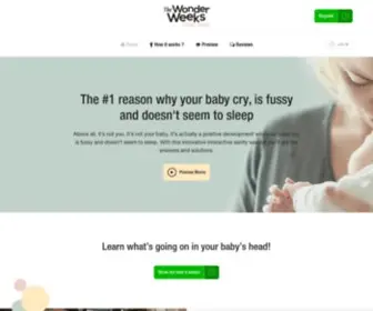 Thewonderweeksonlineguide.com(Learn why your baby cry) Screenshot