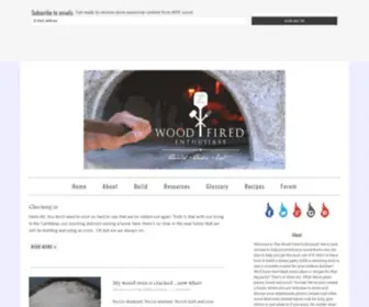 Thewoodfiredenthusiast.com(Building and using wood fired ovens) Screenshot