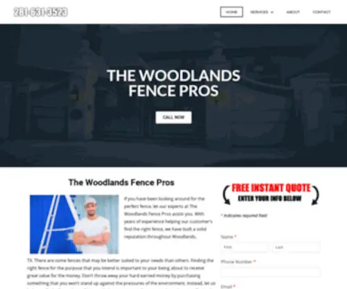 Thewoodlandsfencepros.com(The Woodlands Fence Pros) Screenshot