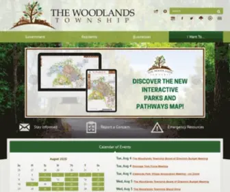 Thewoodlandstownship-TX.gov(The Woodlands Township) Screenshot