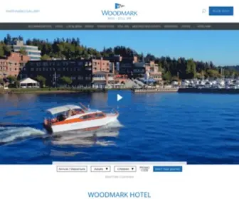 Thewoodmark.com(Boutique Hotel & Luxury Spa Resort Kirkland WA) Screenshot