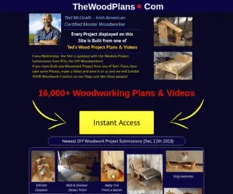 Thewoodplans.com(Easy Woodworking Project Plans for Beginner to Professional) Screenshot