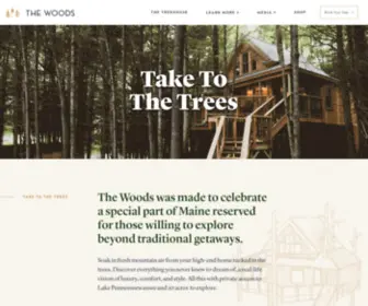 Thewoodsmaine.com(The Woods Maine) Screenshot