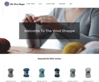 Thewoolshoppe.co.za(The Wool Shoppe) Screenshot