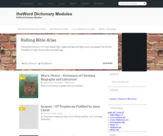 Theword-Dictionary-Modules.com(TheWord Dictionary Modules) Screenshot